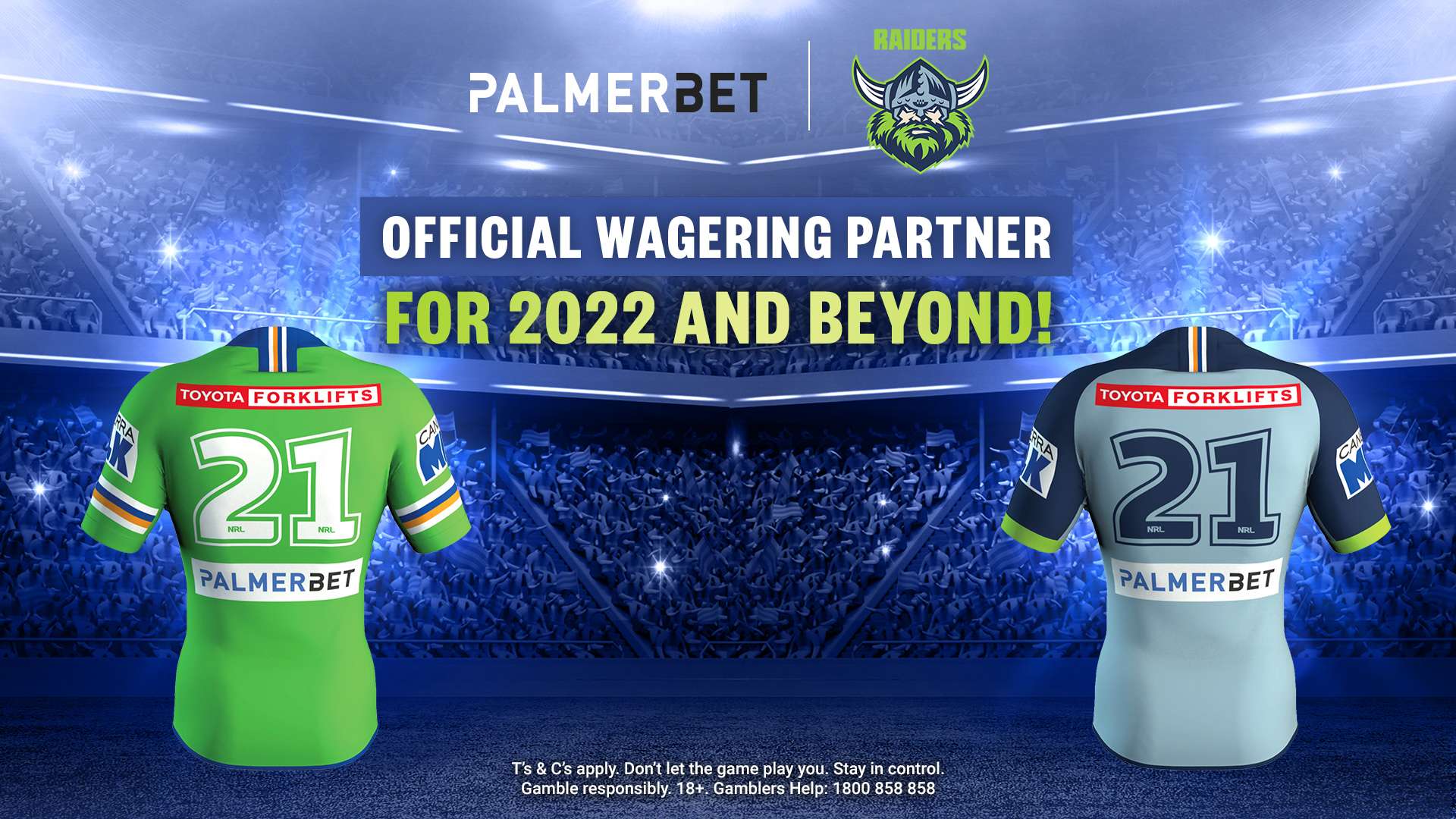 Media Release – Canberra Raiders Sponsorship | Palmerbet Blog